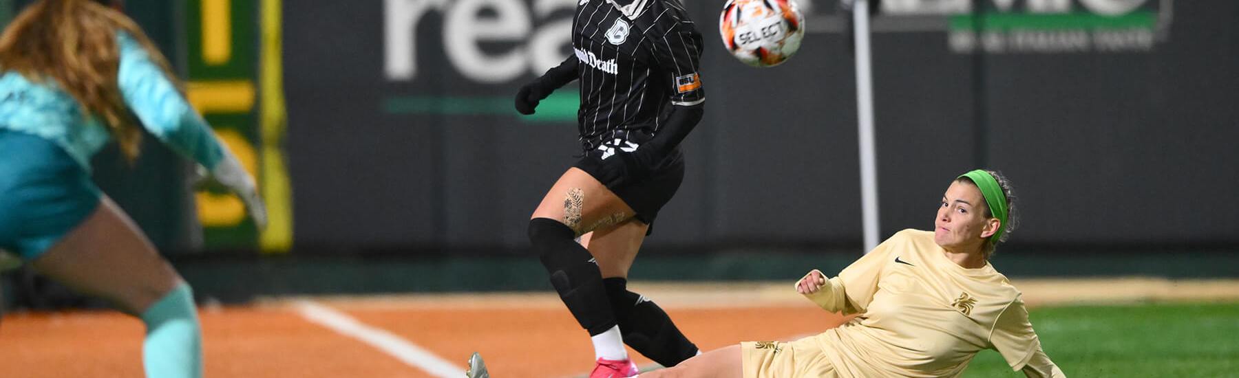 Luana Grabias against Dallas Trinity FC on March 19, 2025