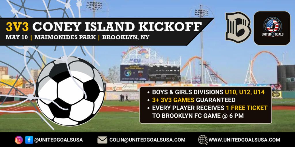 3v3 Coney Island Kickoff, May 10, Maimonides Park