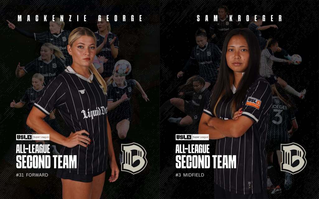 Mackenzie George and Sam Kroeger earn all second team honors for the 2024/25 season
